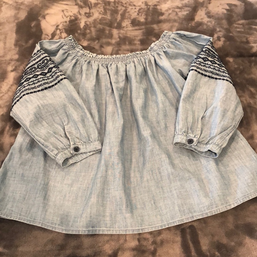 Gap Denim off the shoulder top